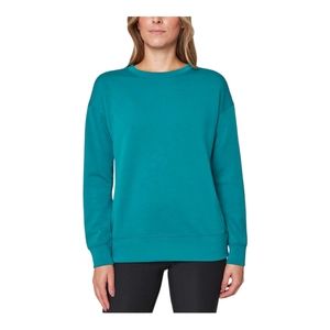 Mondetta Teal Ladies' Scuba Long Sleeve Crewneck size small.